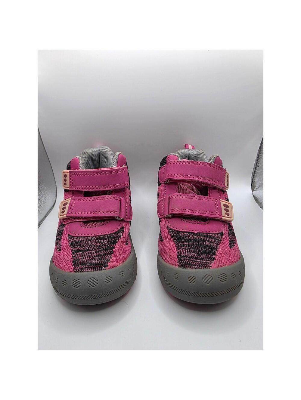 Mishansha Toddler Girls Pink Hiking Shoes Size 25 Hook Loop Outdoor Sneakers